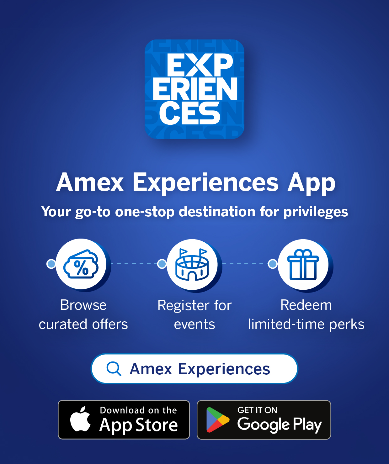 Amex Experiences App